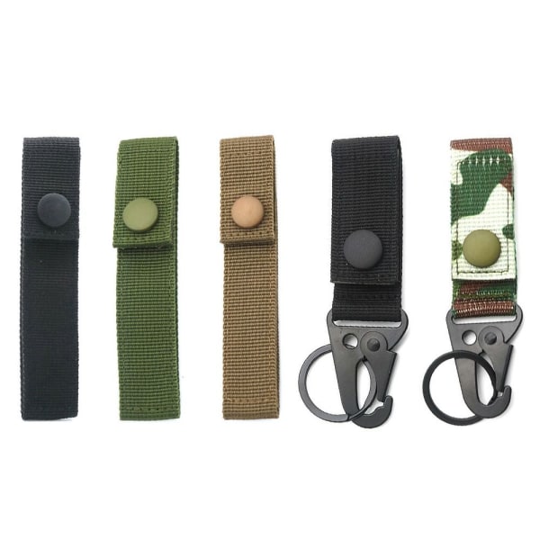 2st Hängande Webbing Spänne Vandring Klätterkarbin ARMY Army Green Without Buckle-Without Buckle