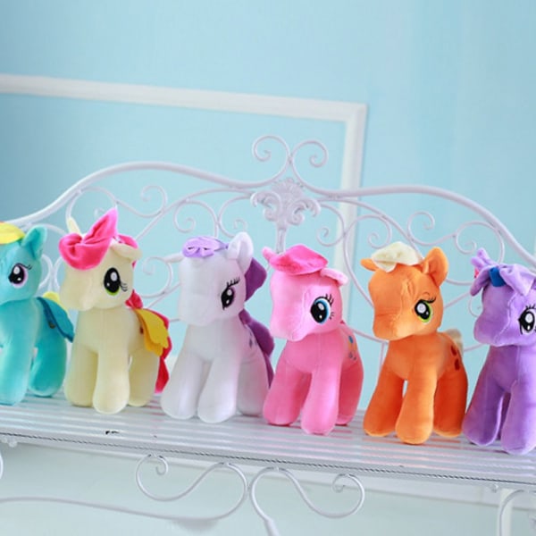 25CM My Little Pony Unicorn Toys BLÅ blue