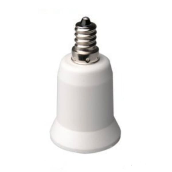 E12 til E27 Lampeholder Pære Base Lampe Adapter Konverter