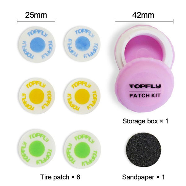 14 Stk Cykeldæk Reparation Patch Indre Dæk Reparationspuder PINK Pink