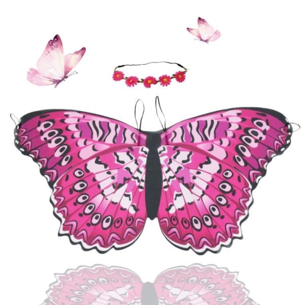 Butterfly Wings Sjal Sommerfugletørklæde 5 5 5