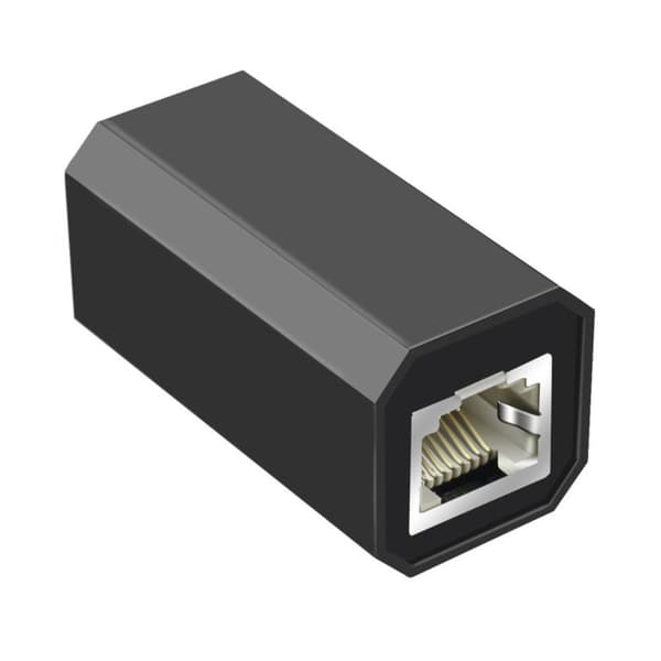 Ethernet Coupler Extender Adapter BLACK STYLE 2 STYLE 2 Black Style 2-Style 2