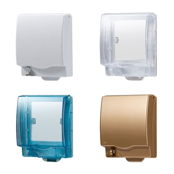 Låsbar 86 Typ Switch Case Vattentät Dammtät Box transparent
