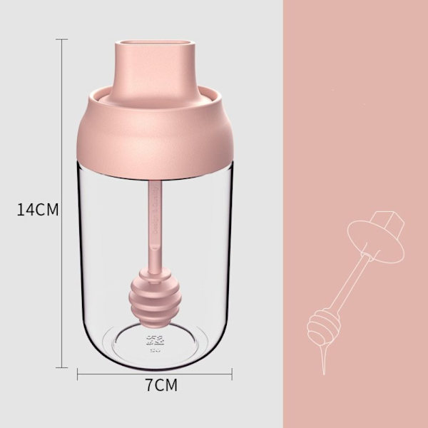 Kryddlåda i glas ROSA B B pink B-B