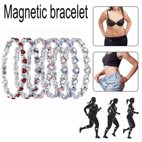 Magneettiset rannerenkaat Menopause Reliving Rannekoru PUNAINEN red