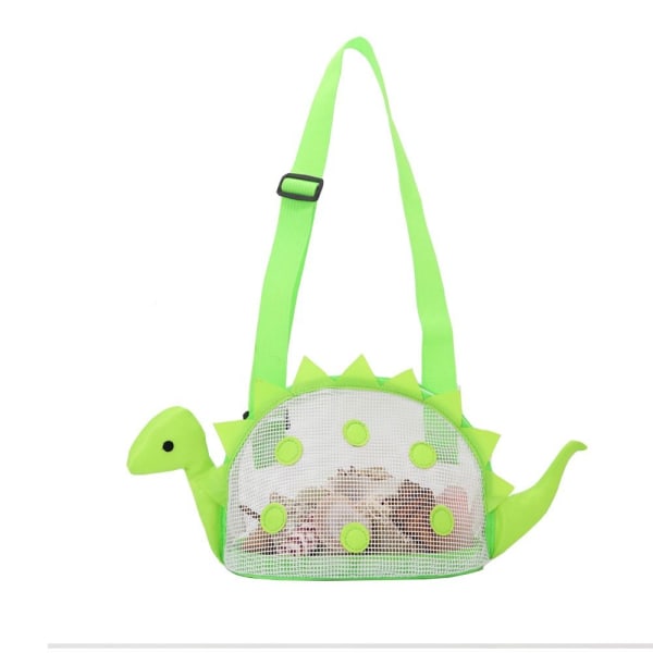 Mesh Beach Bag Dinosaur Sea Shell Bag GRØN green