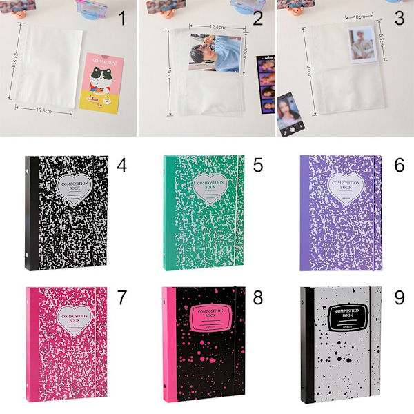 Photocard Book Binder Kerää kirjoja 1PC-4 1PC-4 1Pc-4