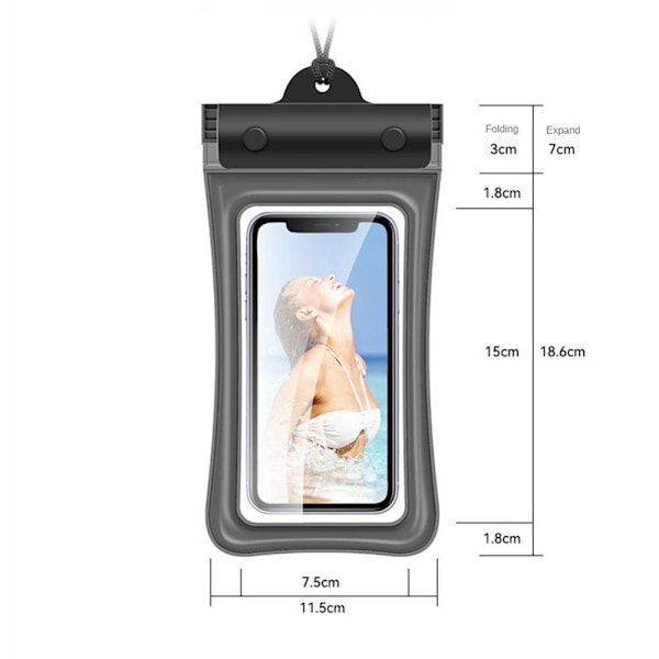 Vattentätt phone case Telefonväska 6 6 6