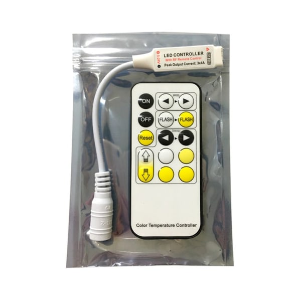 LED-lysdimmer LED Strip-kontroller Lysstyrkedimming