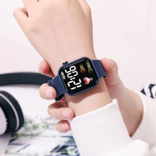 LED elektronisk watch Digital watch ORANGE orange