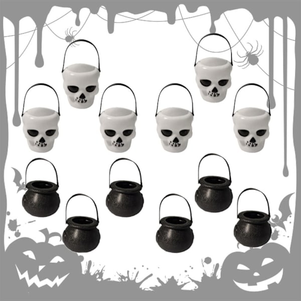 6/12 STK Halloween slikkrukke Heksepotte 1-6 STK 1-6 STK 1-6PCS