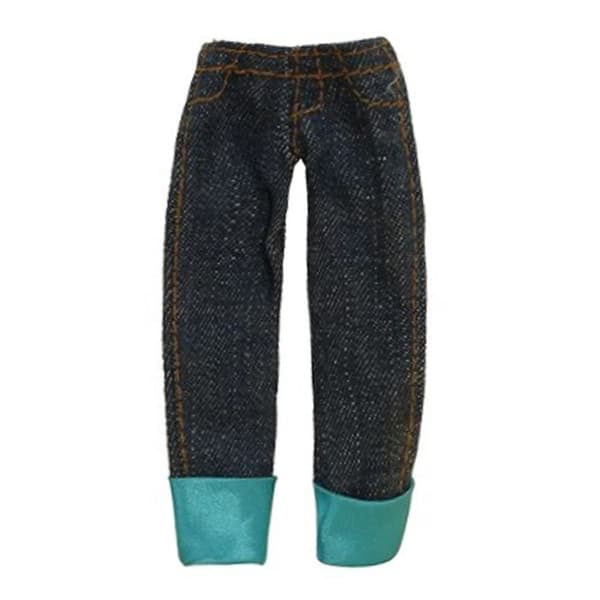 Blommiga jeans läderbyxor 2 2 2