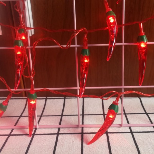 Hot Pepper String Light Farverig Lys String FARVE FARVE colour