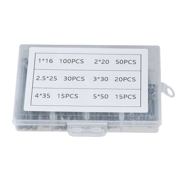 230 stk. Splint Sortimentssett Klips Splinter