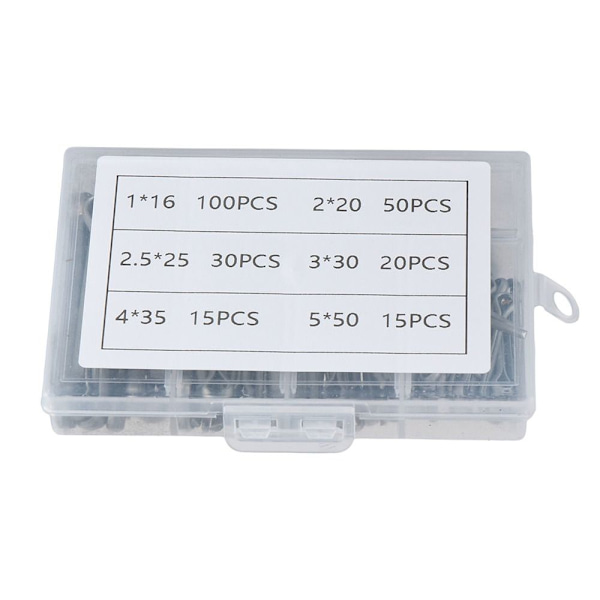 230 stk Splinter Sortiment Kit Clip Pins