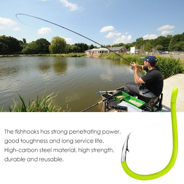 100 st Fishhooks Fighting Hook 8 8 8
