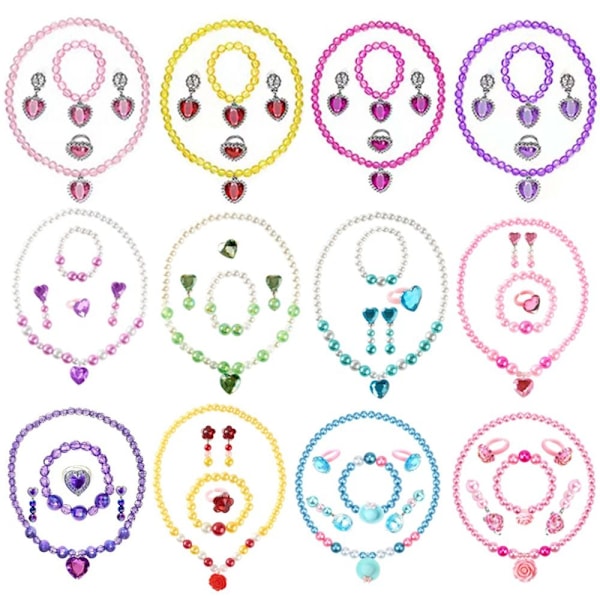 Pärlhalsband Armband 5 5 5