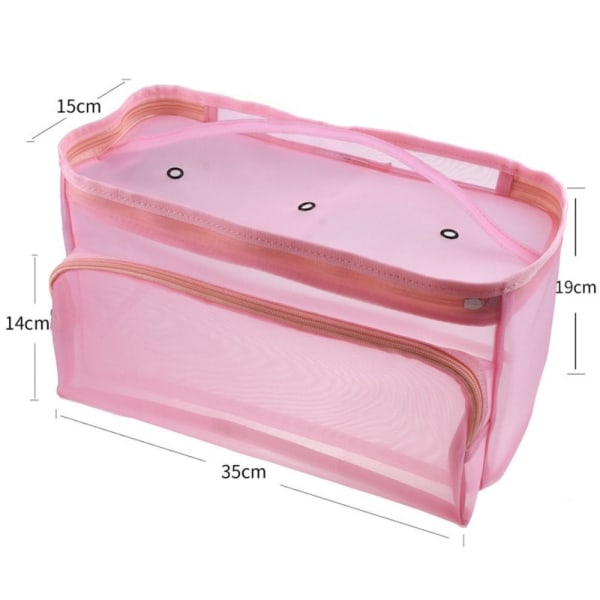 Strikkepose Garn Opbevaring PINK pink
