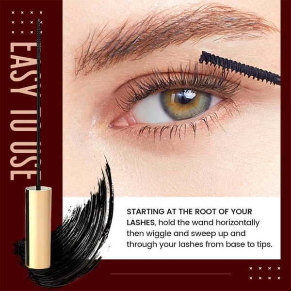 Magic Color Skinny Silk Fiber Eye lash Mascara brown Straight-Straight