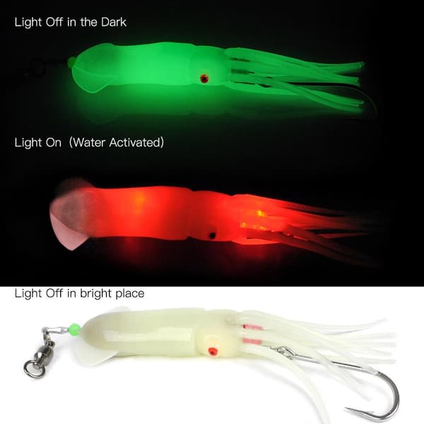 Led Fish Lamp Lure Light RÖTT red