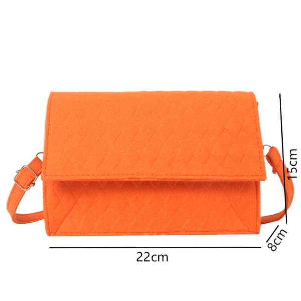 Crossbody Bag Firkantet Bag SVART black