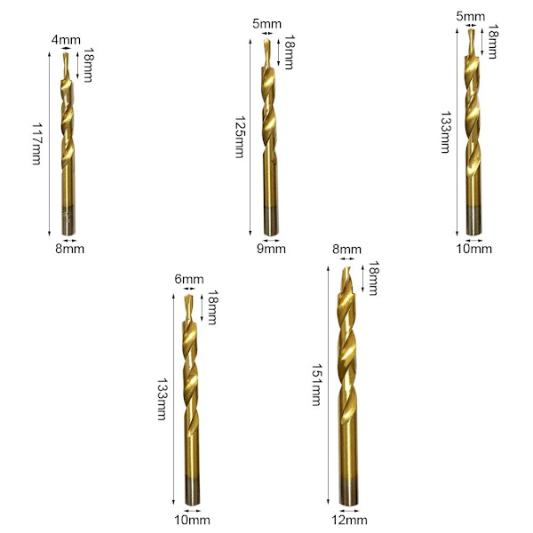 Asemointi Poran poranterät 8-41 1 8-41