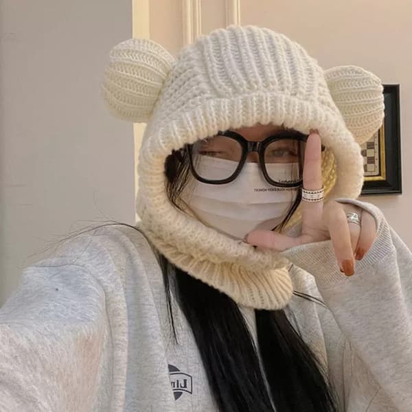 Huehue Vinterhat BEIGE Beige
