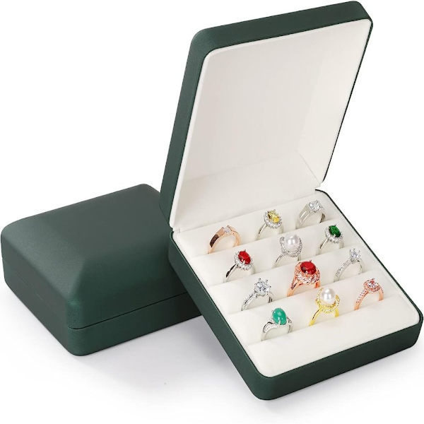Ring Oppbevaringsbokser Reise Ring Holder Case Box A A A