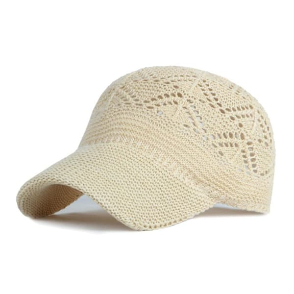 Cap Stickkepsar BEIGE beige