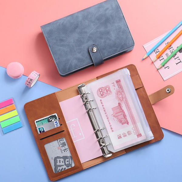 Budgetpärm Notebook Bill Organizer MÖRKGRÅ dark gray