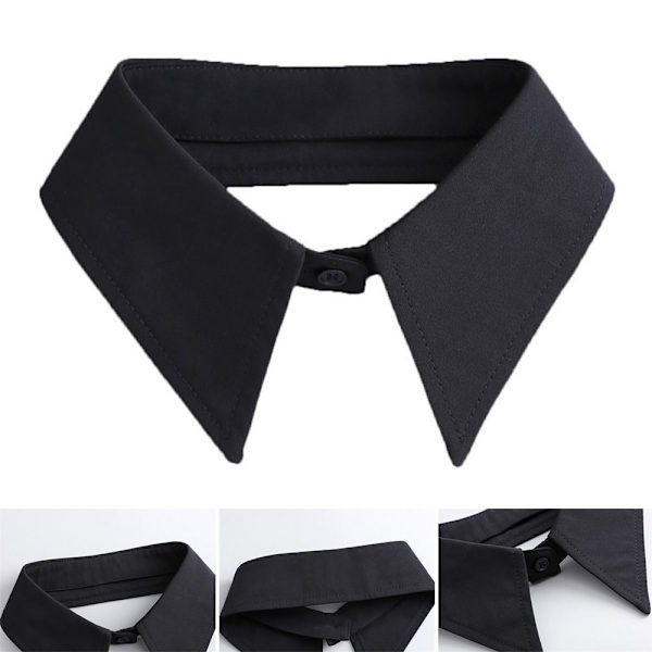 Skjorta Fake Collar Kläder Accessoarer SVART Black