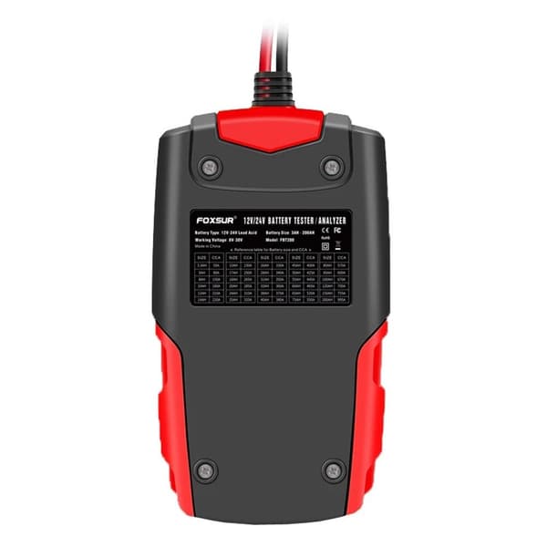 Bilbatteritestare Batterianalysator RÖD Red