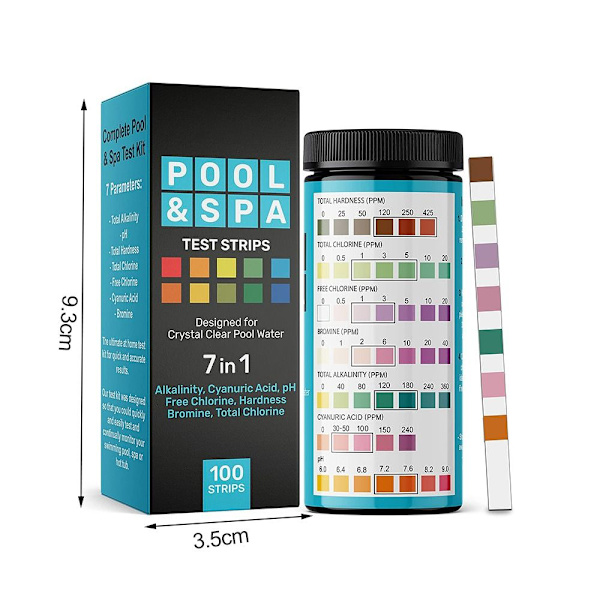 Klordopp testremsor PH testpapper SPA testremsor