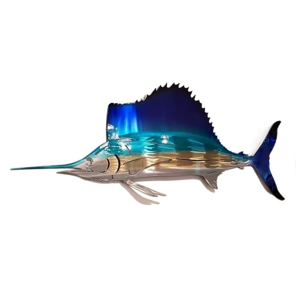 Metal Vandmænd Sejlfisk Havskildpadder 40CMSEJLFISH SEJLFISH 40cmSailfish