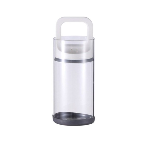 Glass lufttett beholder matbeholder krukke HVIT L White L