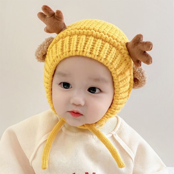 Baby Strikket Hue Børn Beanie Hue RØD red