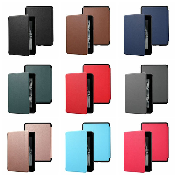 6 tommers E-Reader Smart Case PQ94WIF Beskyttelsesskall LYS BLÅ Light Blue