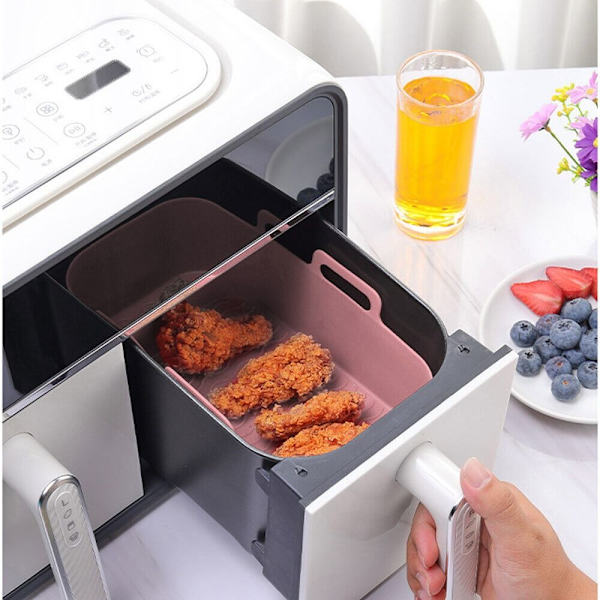 Til NINJA Air Fryer Silikonepande SORT black