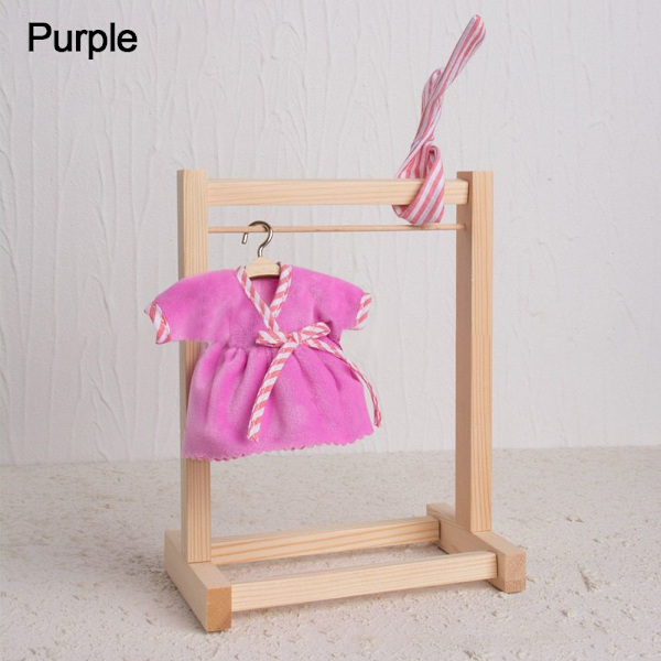 Uudet söpöt vaatteet 16cm nukkepyjamat PUPURA Purple