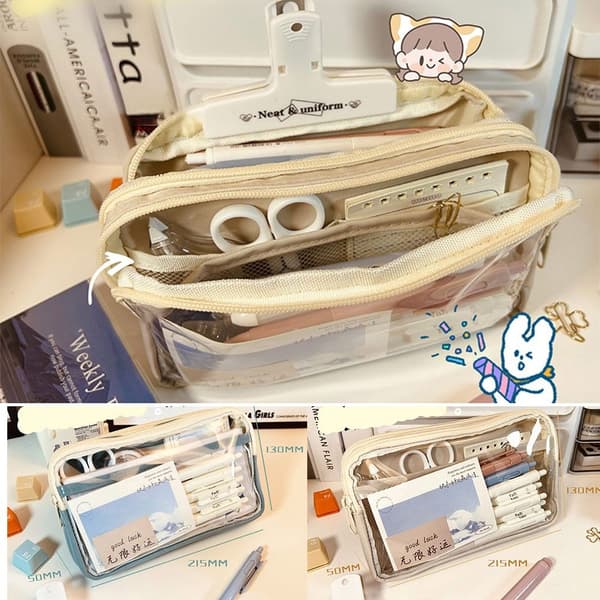 Pennepose Blyantboks HVIT White