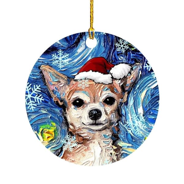 2 stk juletræsvedhæng Julehundekattevedhæng E E E