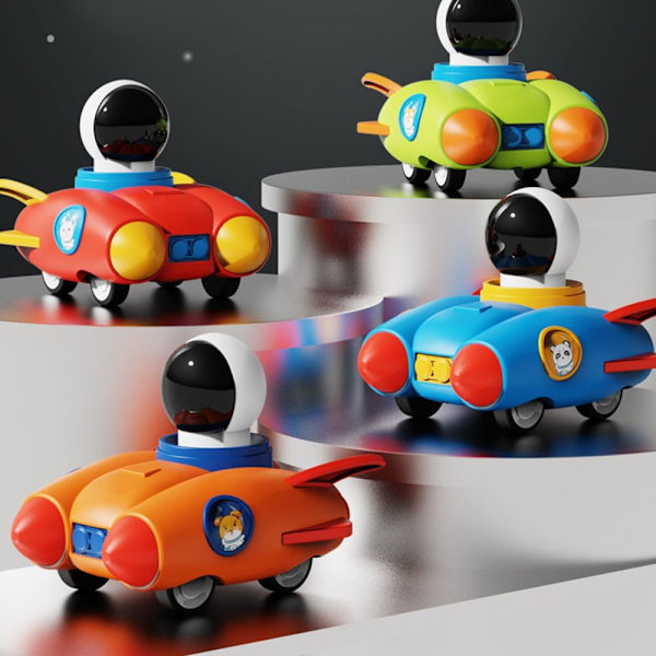 Avaruussukkula Rocket Press Rocket Car RED red