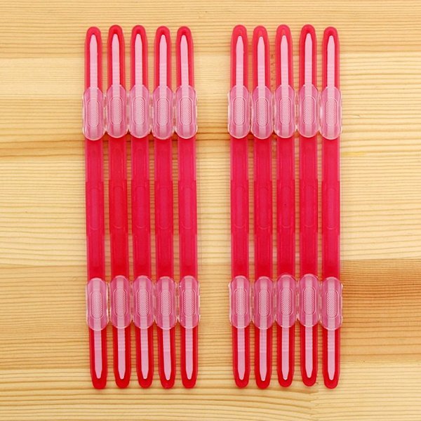 10 st Bindningsklämmor Remsa Lösbladsklämma FÄRG 6 FÄRG 6 Color 6