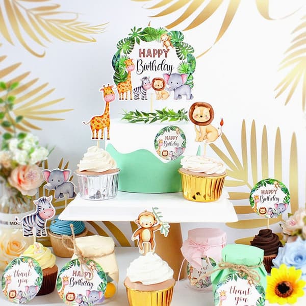 Bursdag Topper Cake Toppers Cake Picks