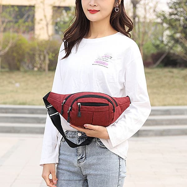 Fanny Pack Kasserer Taske GRÅ grey