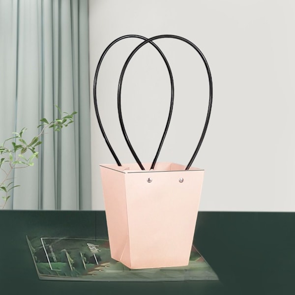 2kpl kukkalaatikko vedenpitävä paperi VAALUNpunainen 15.5X13X9.5 Pink 15.5x13x9.5