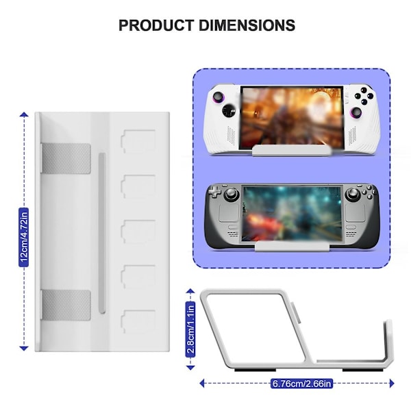 Spillbordstativ Gamepad-holder Game Playstand Base