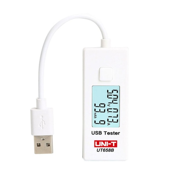 USB Tester Energimonitor Spenningsstrømdetektor