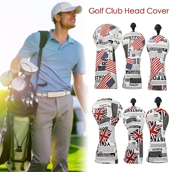 Golf Club Head Cover Golf Wood Cover HYBRID COVERSTYLE-1 STYLE-1 Hybrid CoverStyle-1