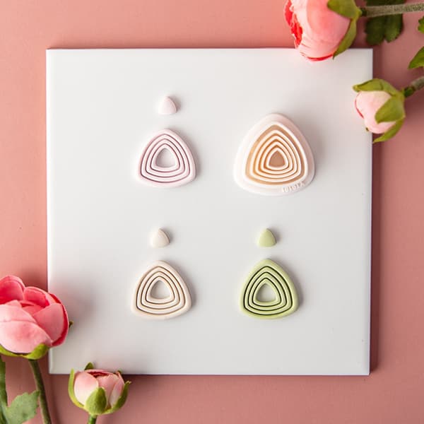 Øredobber Polymer Clay Cutter Polymer Clay Mold B B B